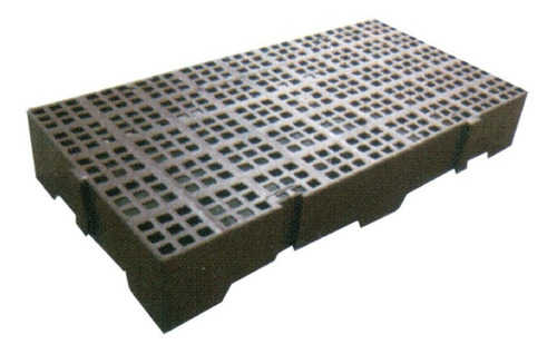 Estrado Pallet Plástico C/13 Altura 41x82 + 6 Prolongadores