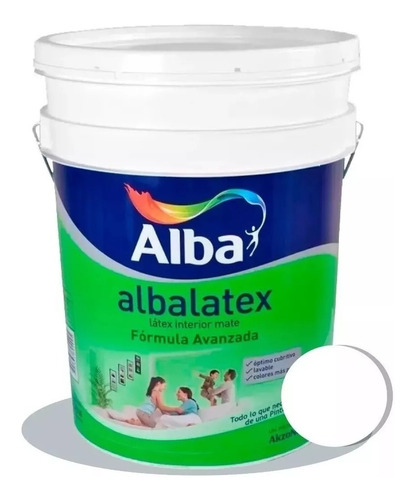 Albalatex Latex Mate 20 Lts Alba - Iacono