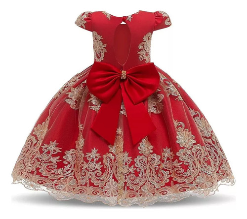 Vestido De Princesa Con Tutú Elegante Vestido Para Niñas