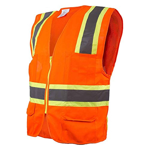 Chaleco De Alta Visibilidad Troy Safety 9811 Two Tone T...