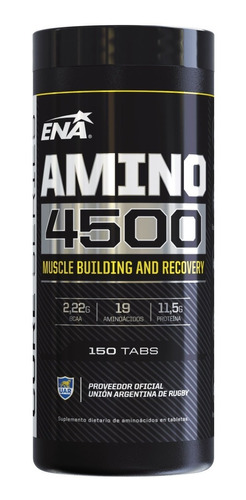 Amino 4500 De Ena Sport 150 Tabletas Masa Muscular Rendimiento Recuperación Para Todo Deporte