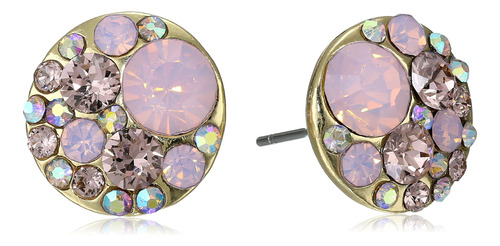 Aretes Redondos Con Cuentas Facetadas De Betsey Johnson