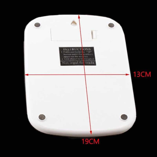 Imagen 4 de 4 de Balanza Pesa Digital Cocina 7 Kilos, Incluye Pilas