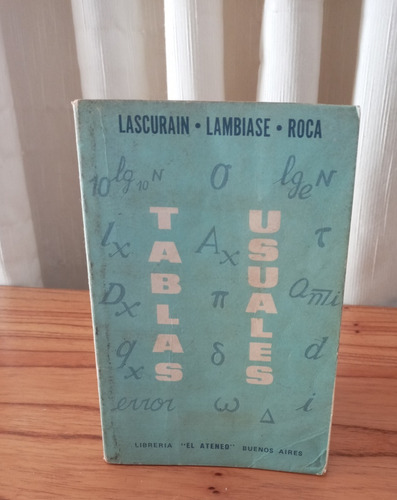 Tablas Usuales - Lascurain - Lambiase - Roca