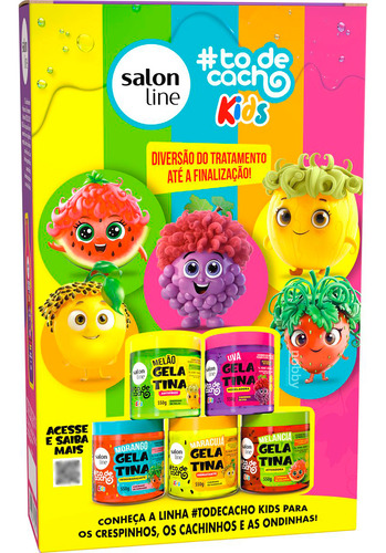 Kit Shampoo E Condicionador Uva Todecacho Kids Salon Line
