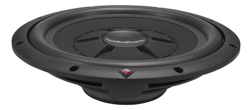 Subwoofer Slim 12 Pul 250w Rms Rockford Doble Bobina 4 Ohms Color Negro