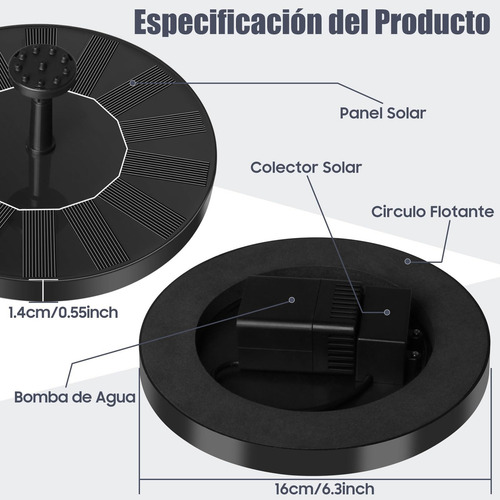 Solar Pump, Solar Sources For Jardin, Pool