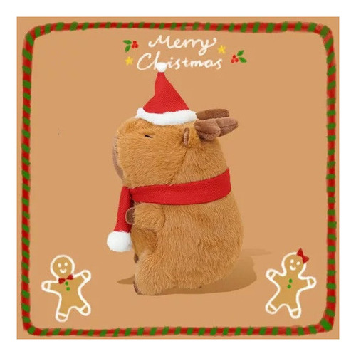 Peluche De Juguete Capivara Filó Regalo De Navidad 30 Cm A