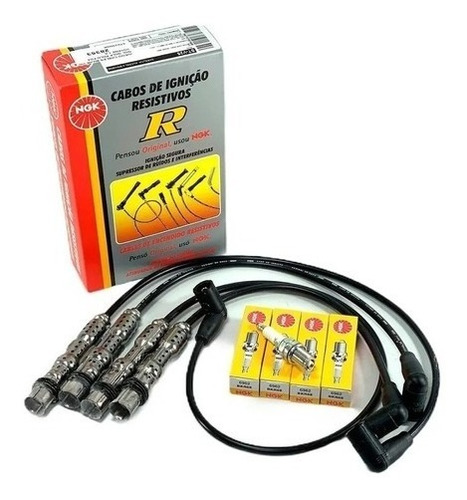 Kit Cables + Bujias Ngk Vw Gol Power 1.4 8v