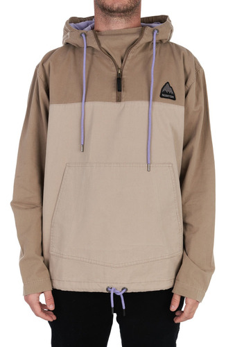 Buzo Anorak Burton Hombre Fade Rompevientos Capucha