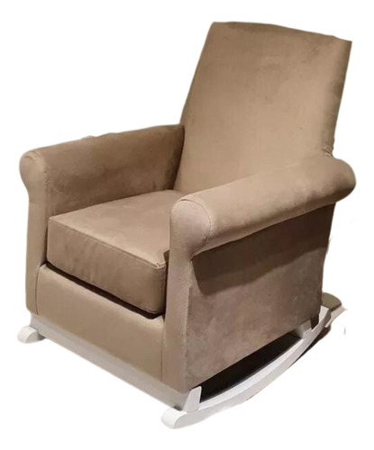 Sillon Mecedor Para Amamantar Modelo Ibis En Pana