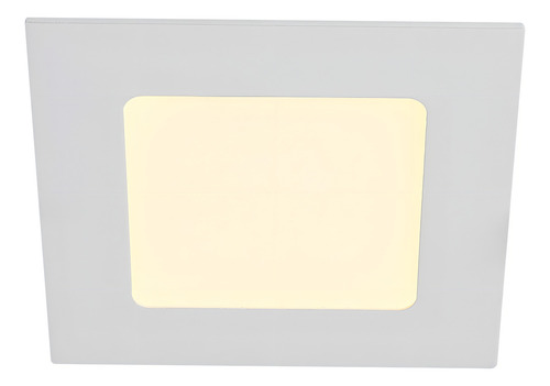 Lámpara De Empotrar Led 6w 320lm Luz Cálida Cuadrada