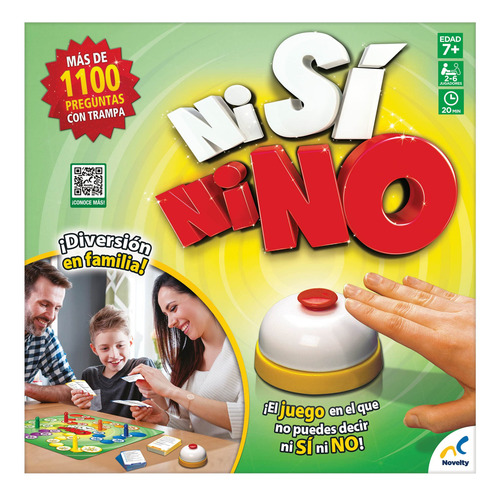 Novelty Corp Ni Si Ni No, Juego De Mesa, Juegos Clsicos Y Tr