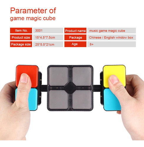 Electronic Cube Memory Game Brain Memory Games Para Niños