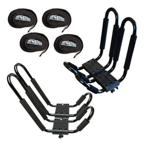 Soporte De Techo Universal Para Kayak Y Canoa 2 Pares