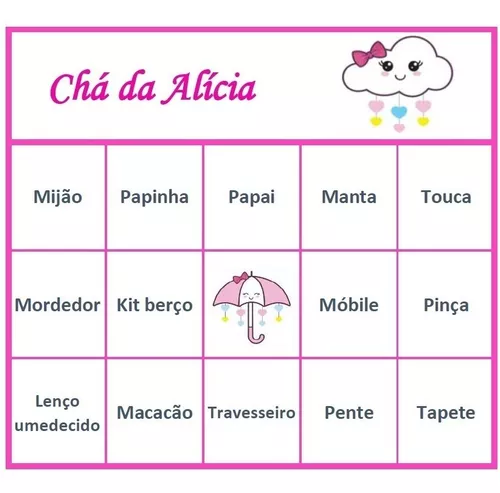 104 Cartelas Bingo Do Amor Personalizado Pdf