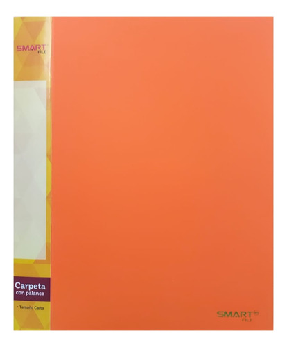 Carpeta De Plástico Tamaño Carta Con Palanca Metálica Smart 
