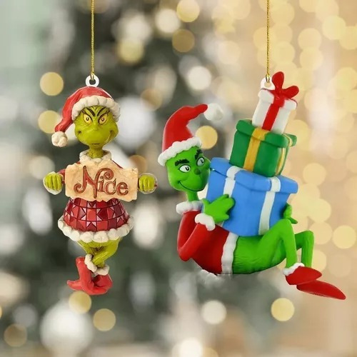 Hu 6 Adornos Colgantes For Árbol Navidad Con El Muñeco