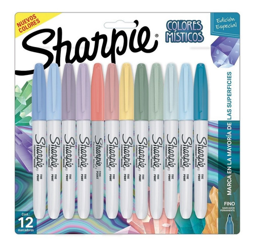 Sharpie Permanente Fino Mistico X12