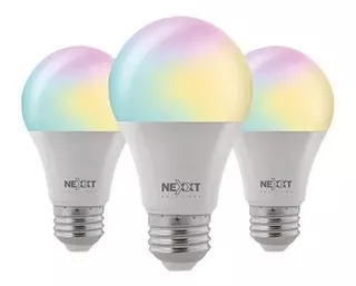 Focos Led Inteligente Multicolor Nexxt Wifi 3 Unidades