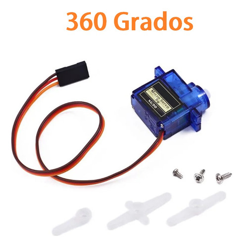 Servomotor Microservo Sg90s 360 Grados Miniservo Arduino