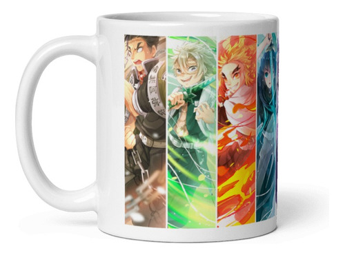 Taza Anime Kimetsu No Yaiba Pilares Orca Ceramica 