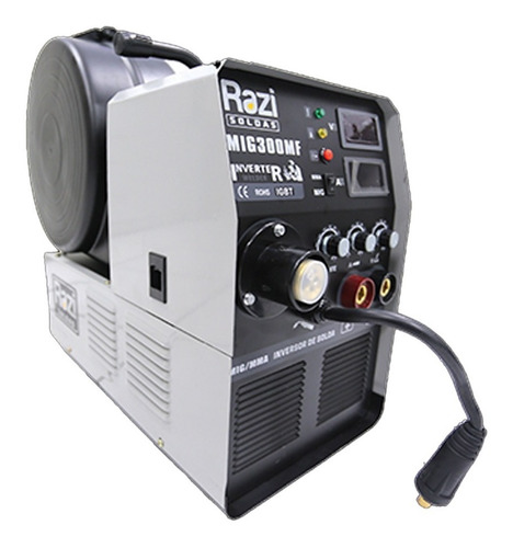 Máquina De Solda Mig 300 Mf-220v Monofásica 220v - Razi