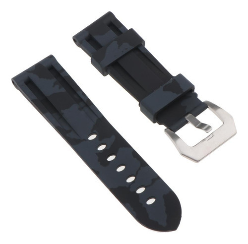 Cinturones Impermeables De Caucho De Silicona De 24 Mm Negro