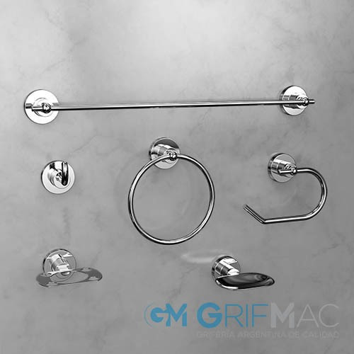 Imagen 5 de 10 de Griferia Bidet Baño Cierre Ceramico Grifmac Imak Cruz