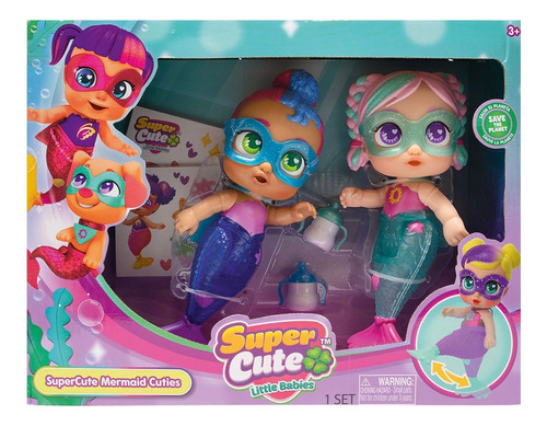 Mini Super Cute Mermaid Cuties Set X2 Sirenas Sharif Express