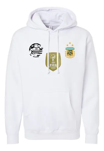comprar Buzo Blanco Hoodie - Seleccion Argentina - Futbol Afa Unisex