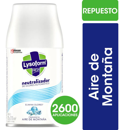 Lysoform Automático - Repuesto. Aires Montaña 270ml