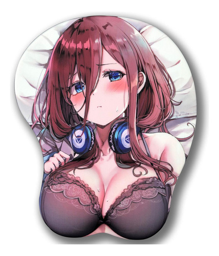 Mouse Pad 3d Nakano Miku Anime, La Quintuple Por