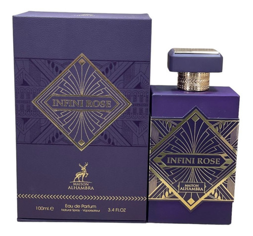 Imagen 1 de 1 de Perfume Infini Rose Maison Alhambra Ed - mL a $2599