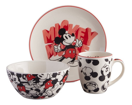 Set De Desayuno 267.7ml Mickey Mouse Sl1132160403