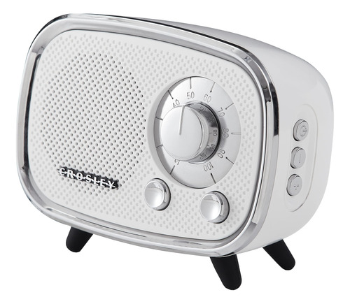 Crosley Cr3039a-wh Rondo - Altavoz Bluetooth Recargable Port