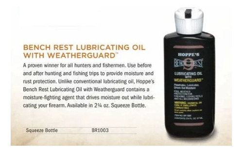 Óleo Lubrificante Para Caçadores Hoppes No. 9 - 67ml