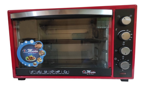 Horno Eléctrico 60 Litros 2000 Watts Con Rostizador.