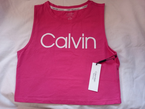 Polera S/m Calvin Klein M Fucsia