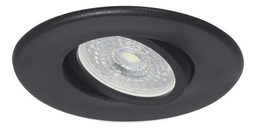 Pack X10 Un Spot Led Embutir Circular Pvc + Dicroica Led 7w