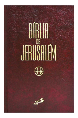 Bíblia Sagrada De Jerusalém - Letra Grande Encadernada
