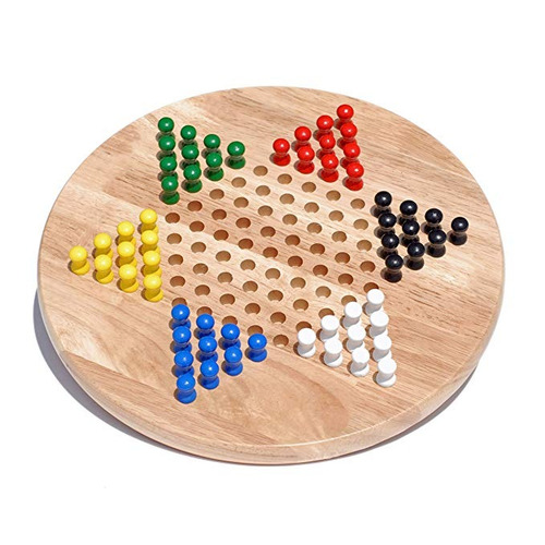 We Juegos De Madera Maciza Damas Chinas Con Clavijas De Made
