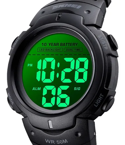Reloj Hombre Skmei 1561 Digital Alarma Fecha Cronometro Color de