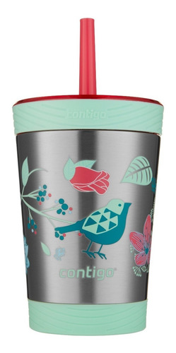 Vaso Contigo ® Térmico Con Pajita Niño Niña 354ml Acero Inox