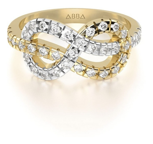 Anillo Infinito De Oro 14k Abba Joyas