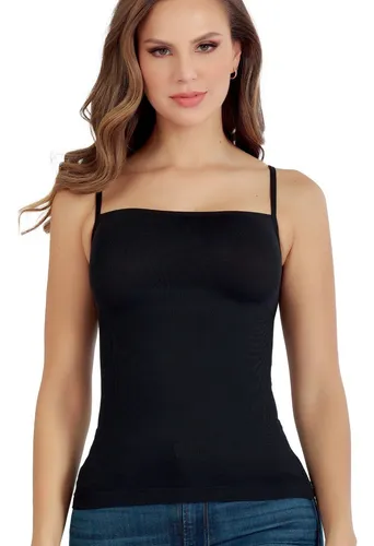 Blusa negra 2025 de tiras