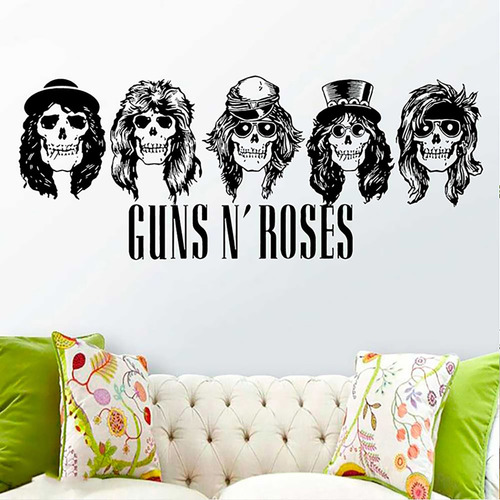 Vinilo Decorativo Guns N Roses / Mediano / Sticker Viniles