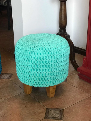 Puff Nórdico Tejido