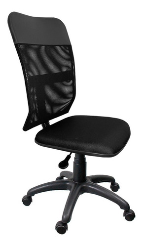 Cadeira Executiva Tela Preta - Home Office Cor Preto Material do estofamento Tecido