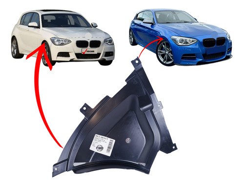 Parabarro Dianteiro Bmw 125i Msport 2012 2013 2014 Direito